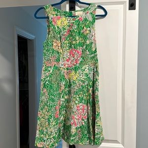 Maeve green/multicolor lace dress